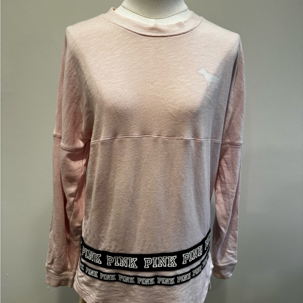 Victoria's Secret Pink Sweatshirt with Logo Band